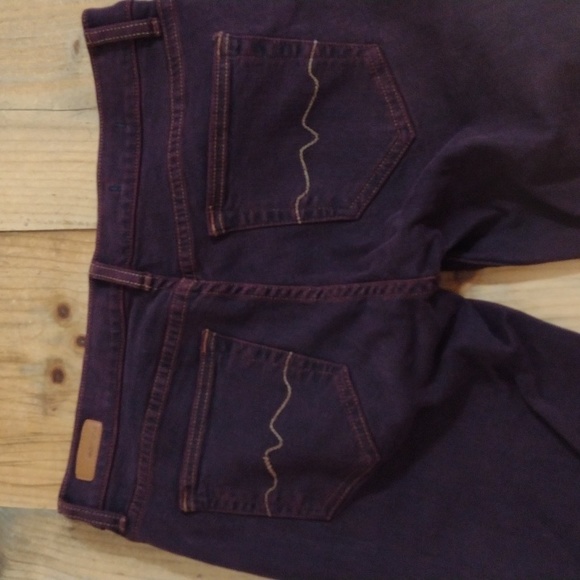 Red Engine Purple Burgundy Cayenne Low Rise Skinny Jeans Size 32 NEW - Picture 4 of 13